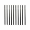 Nuvo Iron 32 in LONG x 3/4 in WIDE BLACK SQUARE TUBING GALVANIZED STEEL BALUSTERS, 10PK SQPS32